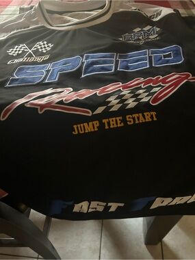 Speed Racing Men's Black Graphic Jersey - RPM